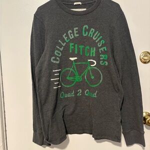 Vintage Y2K Abercrombie & Fitch men’s lightweight sweatshirt Lg